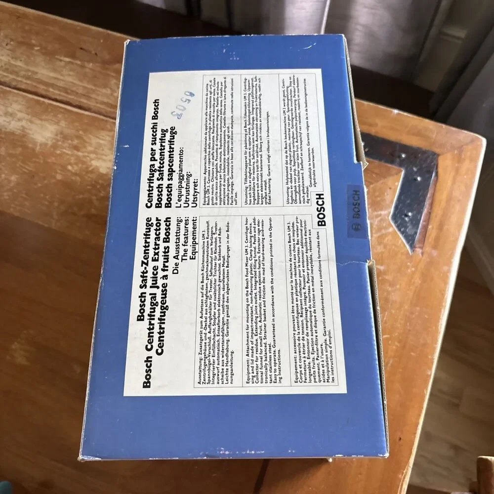 Bosch Centrifugal Juice Extractor Attachment for UM3 Universal Mixer In Box